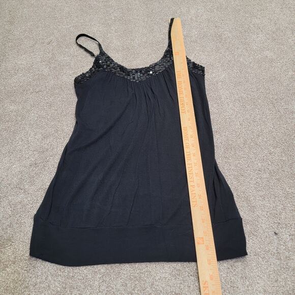 Y2K grunge Whimsigoth Sparkly Glamorous Sequined Evening Camisole Tank top sz M - Picture 4 of 8